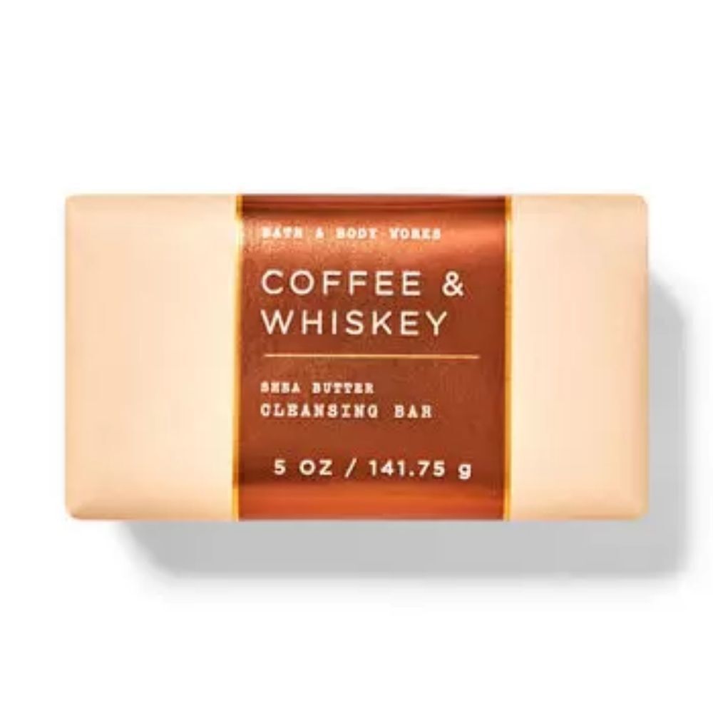 Bundle Bath & Body Works Coffee & Whiskey Shea Butter Cleansing Bar& Hand Cream